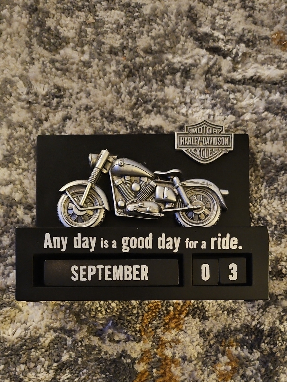 Harley Davidson Desk Calendar Decor